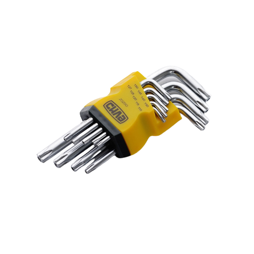 Набір ключів TORX короткі CrV 9шт СИЛА