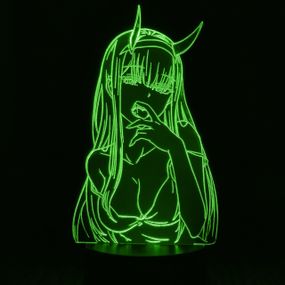 Акриловий світильник-нічник Зеро Ту 2 зелений tty-n000345