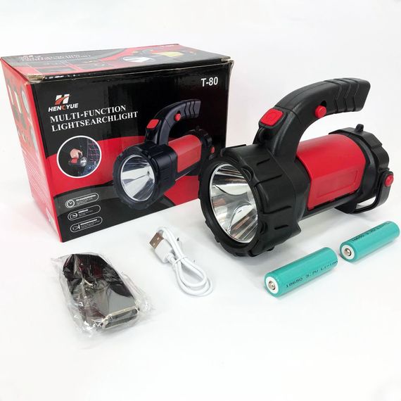 Поворотный аккумуляторный фонарь для кемпинга T80C-5W+COB, Лампа для кемпинга яркая QR-61 | Зображення 3