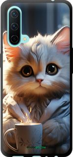Чохол на OnePlus Nord CE Білий кіт "5646b-2382-2448"