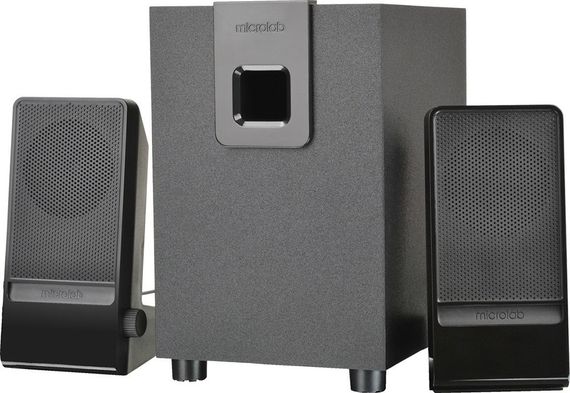 Колонки MICROLAB 2.1 M-100 Black ДУ (M-100)