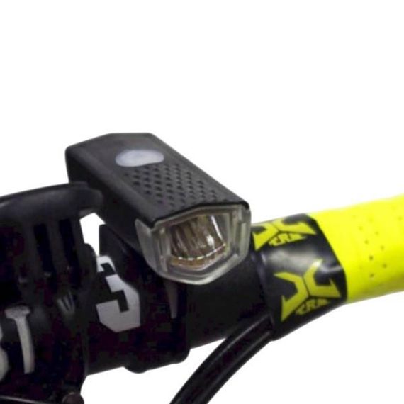 Ліхтар велосипедний світлодіодний акумуляторний велофара C 64359 Чорний