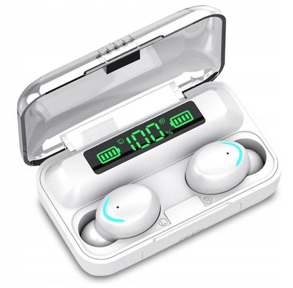 Беспроводные наушники True Wireless TWS F9-C5 WHITE Bluetooth