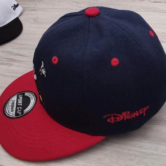 Кепка дитяча снепбек (Snapback) в стилі  Hello Mickey (Міккі) Синій з червоним 50-54р (3220) | Зображення 1