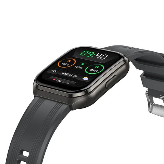 Смарт-годинник Hoco Y44 Smart sports watch (call version) Black | Зображення 1