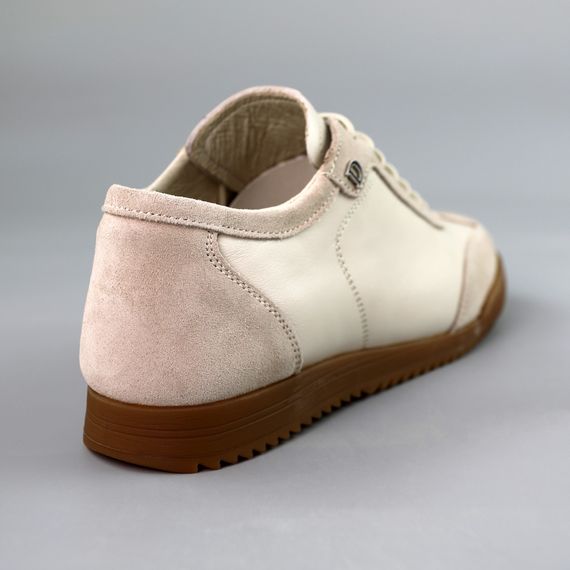 Кросівки жіночі шкіряні 591359 Молочні 36 37 38 39 40 41 | Зображення 5