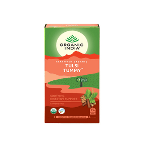 Органічний індійський чай Тулсі для покращення травлення  25 пакетиків Organic India 801541507603