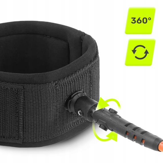 Ліш страхувальний для дошки TSUNAMI SUP-Leash Black/Orange (P-5907739316493) | Зображення 3