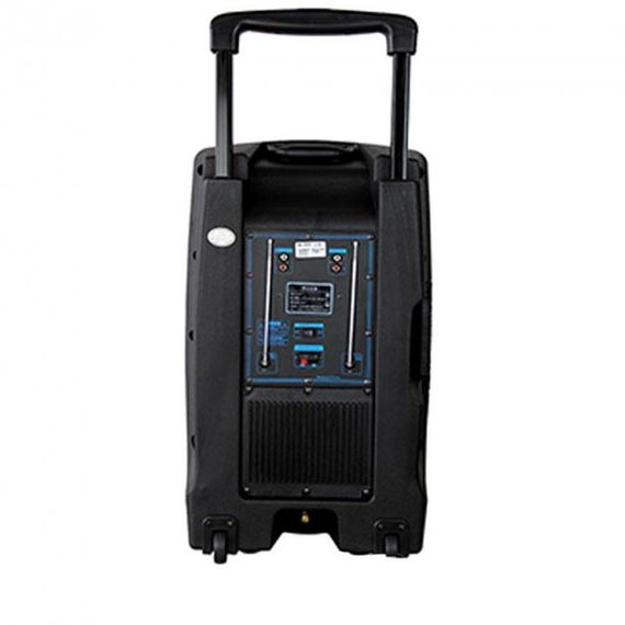 Портативна колонка XPRO SL-15-01 валіза 200Вт, USB, SD, FM радіо, Bluetooth, 2 мікрофони, ДК (41183-SL-15-01) | Зображення 2