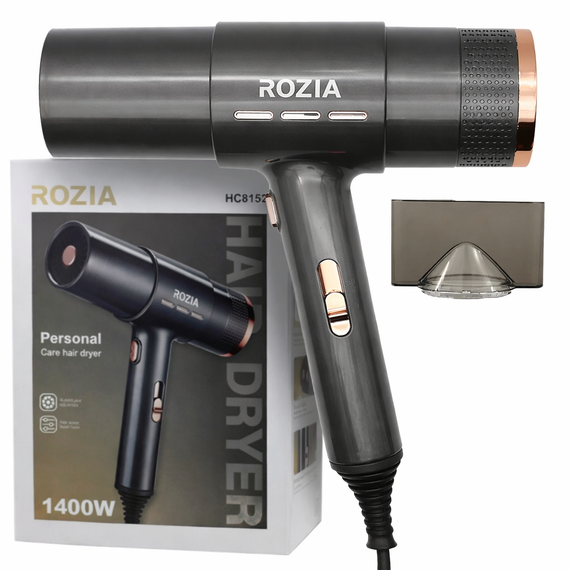 Дорожный фен с концентратором Rozia HC8152 / Фен для волос / Компактный фен | Зображення 1