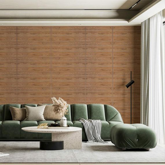 Самоклеюча 3D панель під світлий дуб 2800x700x3мм SW-00001770 | Зображення 7