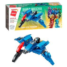 Дитячий Конструктор Qman 1414-1-6 трансформер (робот + динозавр) 93 дет  (Pterosaur)