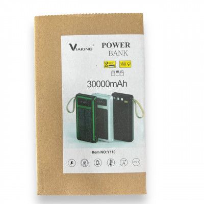 Power Bank 30000mAh із солн.панеллю Павербанк Повербанк | Зображення 3