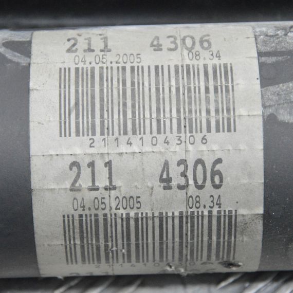 Карданний вал 2.2 CDI Mercedes-Benz E-Class W211 2002-2009 Карданний вал Мерседес в211 2114104306 | Зображення 3