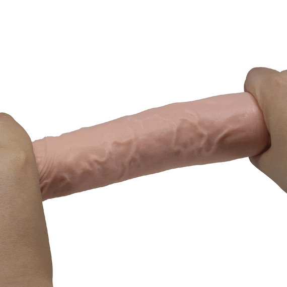 Реалістичний вібратор - Pretty Love Rufus Realistic Vibrating Dildo Flesh Sex Aura | Зображення 8
