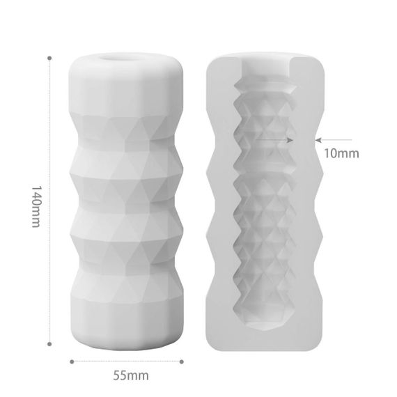 Мастурбатор Otouch DECOR 1-B, эффект всасывания, упругие пирамидки sexstyle | Зображення 1