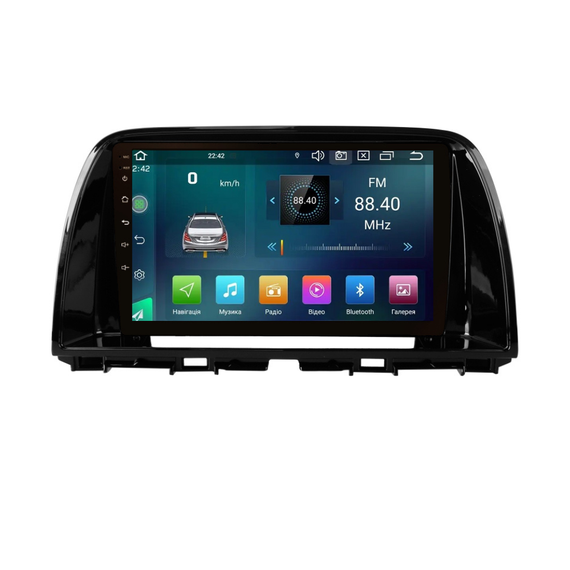 Штатна магнітола Cyclone C9 CPL GSM. 2+32GB. CARPLAY. 4G Mazda CX-5 2012-2017