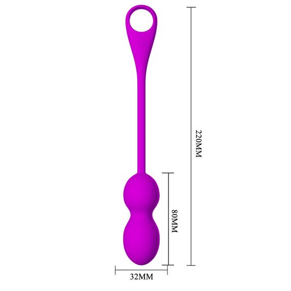Віброкульки - Pretty Love Elvira Vibrating Egg Purple (App) Sex Aura | Зображення 6