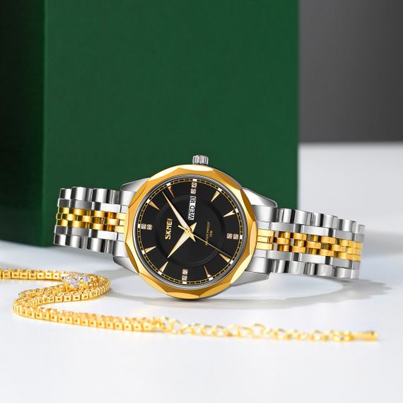 Skmei 9264TGDBK Silver/Gold-Black | Зображення 2