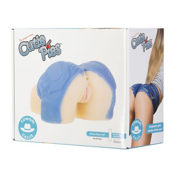 Мастурбатор-вагіна та попка Cutie Pies Cowgirl Callie Vagina&Ass Masturbator, віброкуля в подарунок sexstyle | Зображення 17