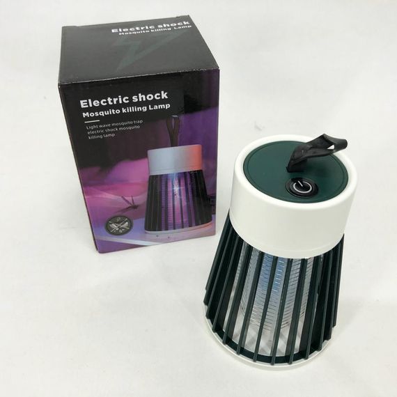 Знищувач комах для будинку Electronic shock Mosquito killing lamp НА АКУМУЛЯТОРІ для походу на природу KQ-16 | Зображення 6