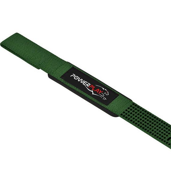 Лямки для тяги Паверплей 7064 Lifting Gym Straps Зелені | Зображення 4