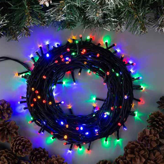 Світлодіодна гірлянда 100 Led 10м 8 режимів різнокольорова 220V CW-G-100L10VMC ColorWay | Зображення 4