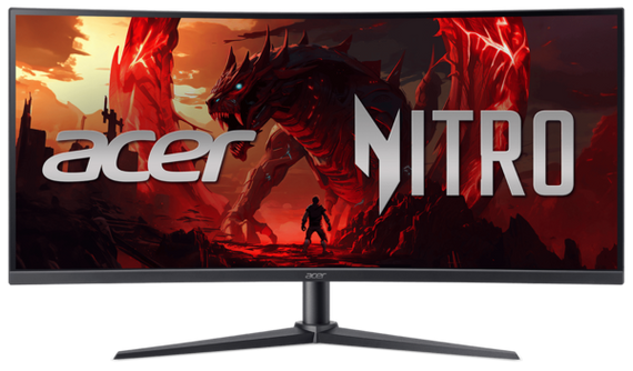 Монiтор 34" Acer XZ340CURX0bmiiphx (UM.CX0EE.013) Black | Зображення 1