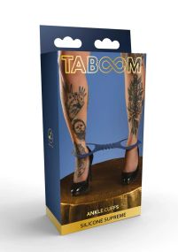 Силіконові манжети на кісточки Taboom Silicone Supreme, синій Sex Aura