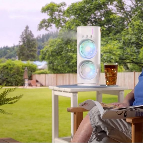 Настільний вентилятор з охолодженням та LED підсвічуванням XPRO RD-1818 (45263-RD-1818_406) | Зображення 3