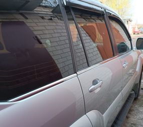 Зовнішня окантовка вікон (6 шт, нерж) Carmos - Турецька сталь для Toyota Land Cruiser Prado 120
