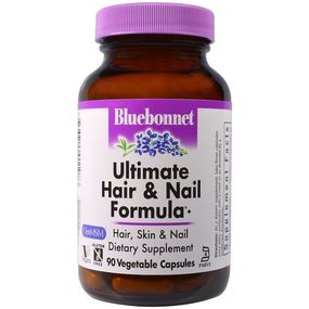 Комплекс для кожи, волос, ногтей Bluebonnet Nutrition Ultimate Hair & Nail Formula 90 Veg Caps