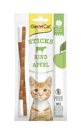Ласощі для кішок GimCat Superfood Duo-Sticks 3 шт. (яловичина)