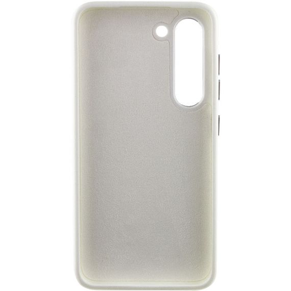 Шкіряний чохол Bonbon Leather Metal Style для Samsung Galaxy S23+ Білий / White | Зображення 2