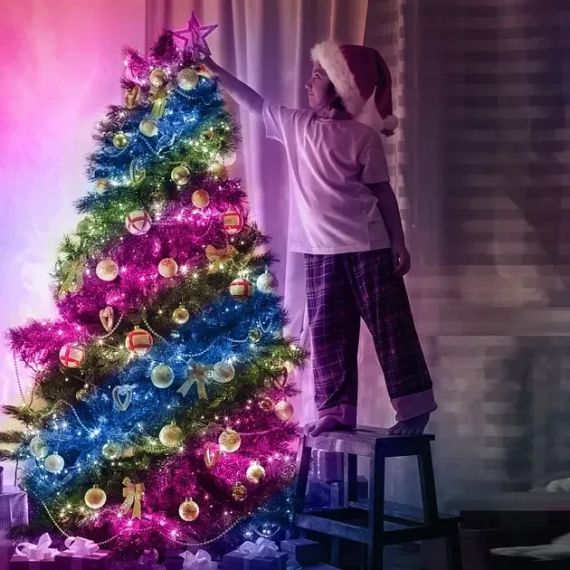 Вуличні вогні 5M Smart Bluetooth App Control Світлодіодна LED гірлянда | Зображення 2