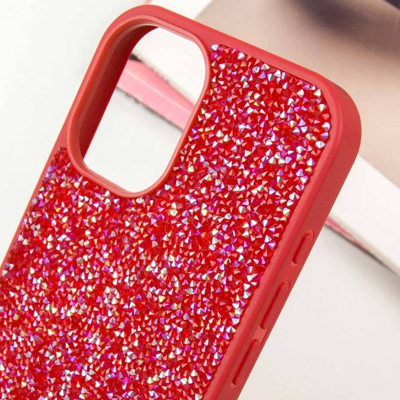 TPU чохол Bling World Rock Diamond для Apple iPhone 16 (6.1") Червоний | Зображення 6