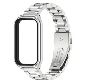 Металлический ремешок Mijobs для фитнес браслета Xiaomi Mi Smart Band 8 Active - Silver