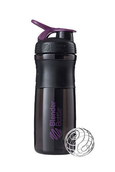 Шейкер спортивний (пляшка) BlenderBottle SportMixer 28oz/820ml Black/Plum (Original) | Зображення 2
