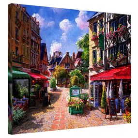 Картина на холсте Итальянская улица 40x50 см (H4050_ISK002)