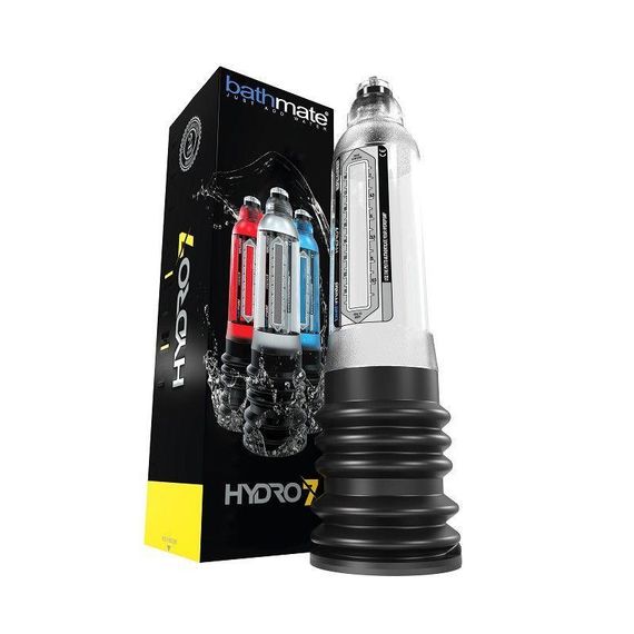 Гідропомпа Bathmate Hydro 7 Clear, для члена довижной от 12,5 до 18см, діаметр до 5см | Зображення 3