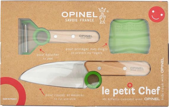 Набір ножів Opinel Le Petite Chef Green VRI Inox | Зображення 4
