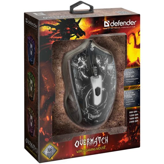 Мишка Defender Overmatch GM-069 USB Black (52069) | Зображення 3