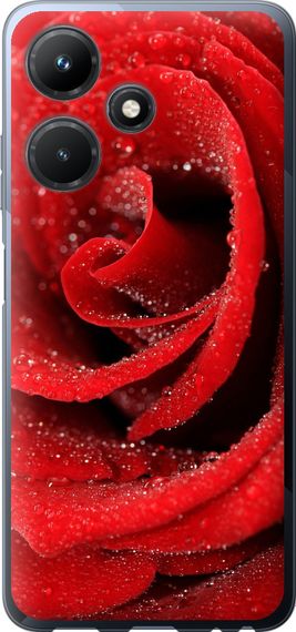 Чехол на Infinix Hot 30i Красная роза "529u-3045-17620"