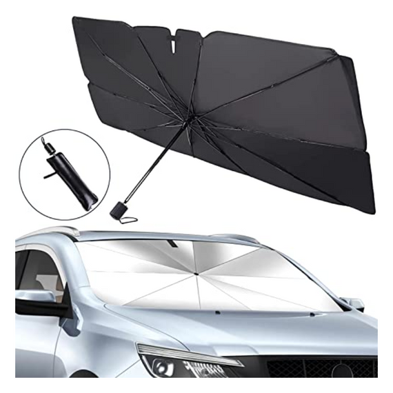 Парасолька козирок для лобового скла, миттєвий захист від спеки в автомобілі | Зображення 4