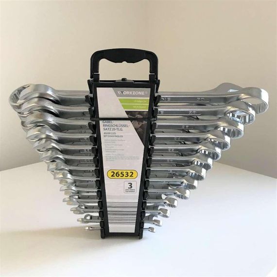 Набор гаечных ключей WORKZONE XL 25 шт. (6–32 мм) | Зображення 4