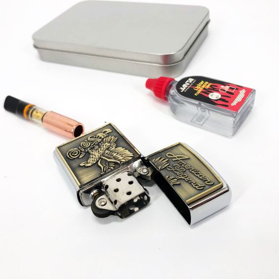 Запальничка подарункова сувенірна N9, Вітрозахисна запальничка, Запальнички подарунки для чоловіків DW-67 | Зображення 9