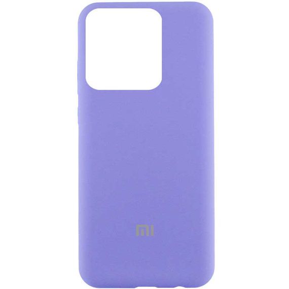 Чехол Silicone Cover Lakshmi (AAA) with Logo для Xiaomi Poco X6 / Note 13 Pro 5G Сиреневый / Dasheen