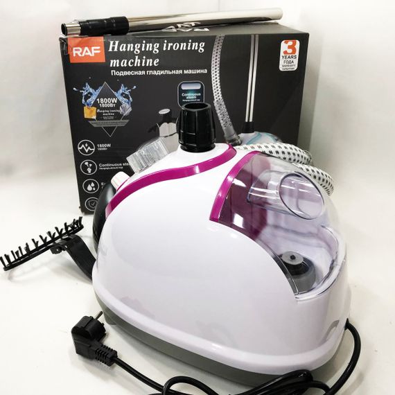 Бытовой ручной пароочиститель RAF R.3039 1800 Вт, Парогенератор для вертикальной глажки OV-57 | Зображення 8