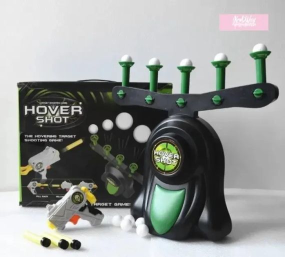 Воздушный тир детский игровой набор Hover Shot Стрельба по парящим шарикам летающие мишени | Зображення 3