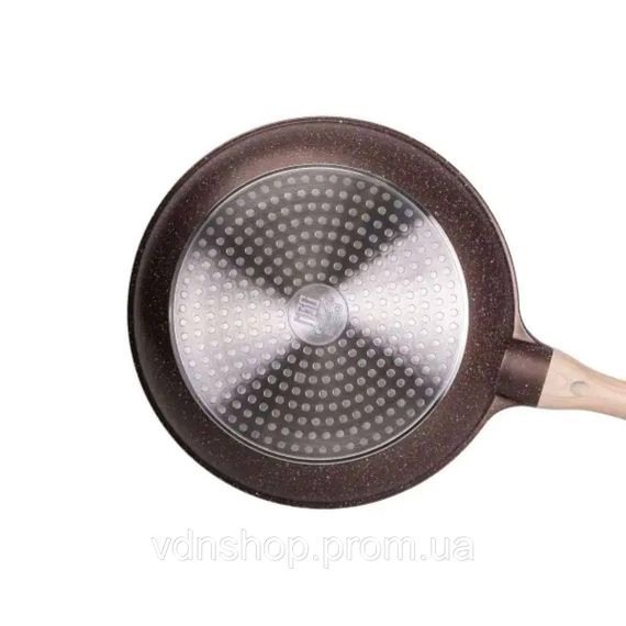 Набір сковорідок із 3 предметів із товстим дном з алюмінію MGC кавовий HP-4-410CO | Зображення 4